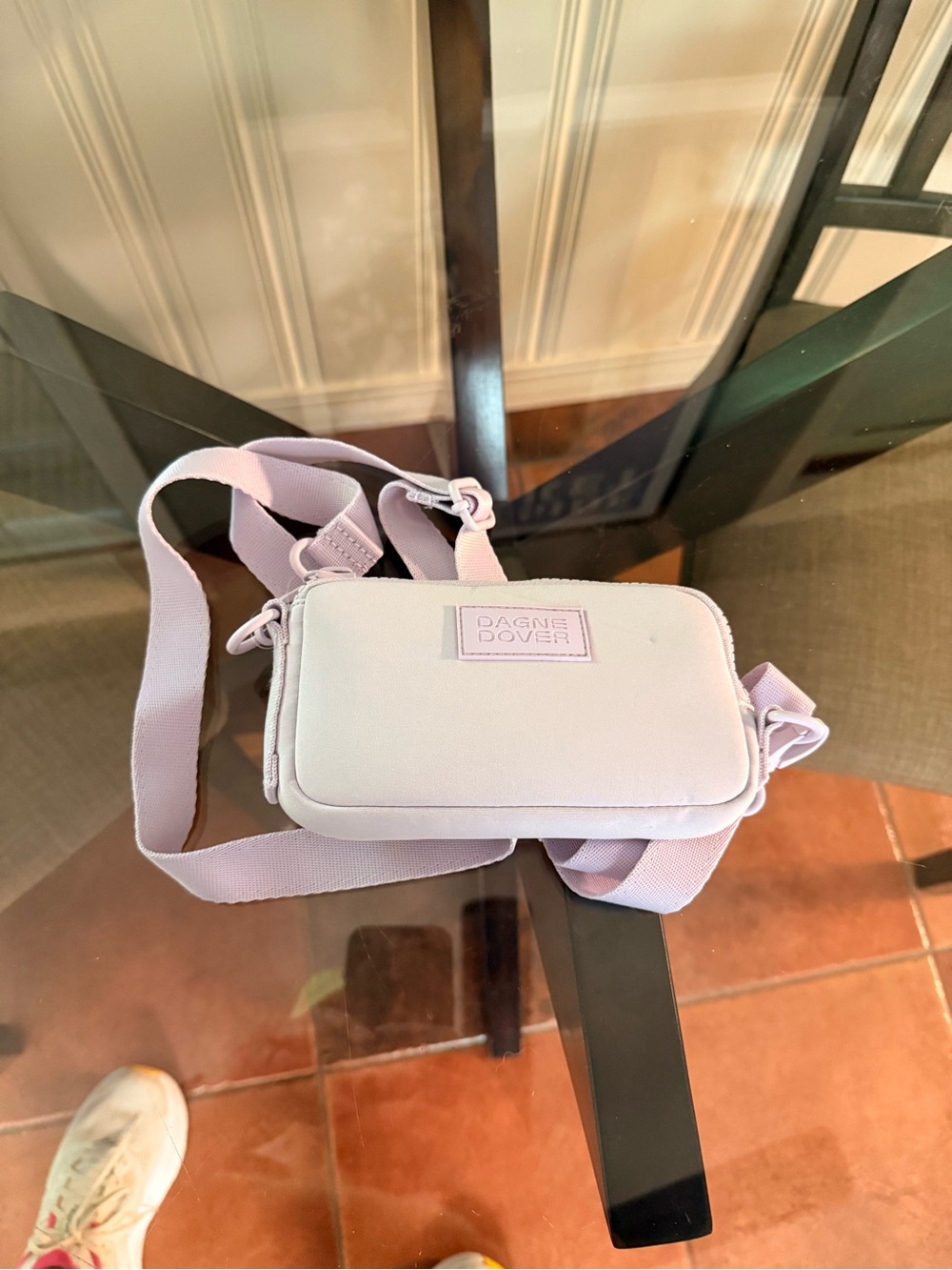 Dagne Dover Pastel Lilac Nora Shoulder Bag